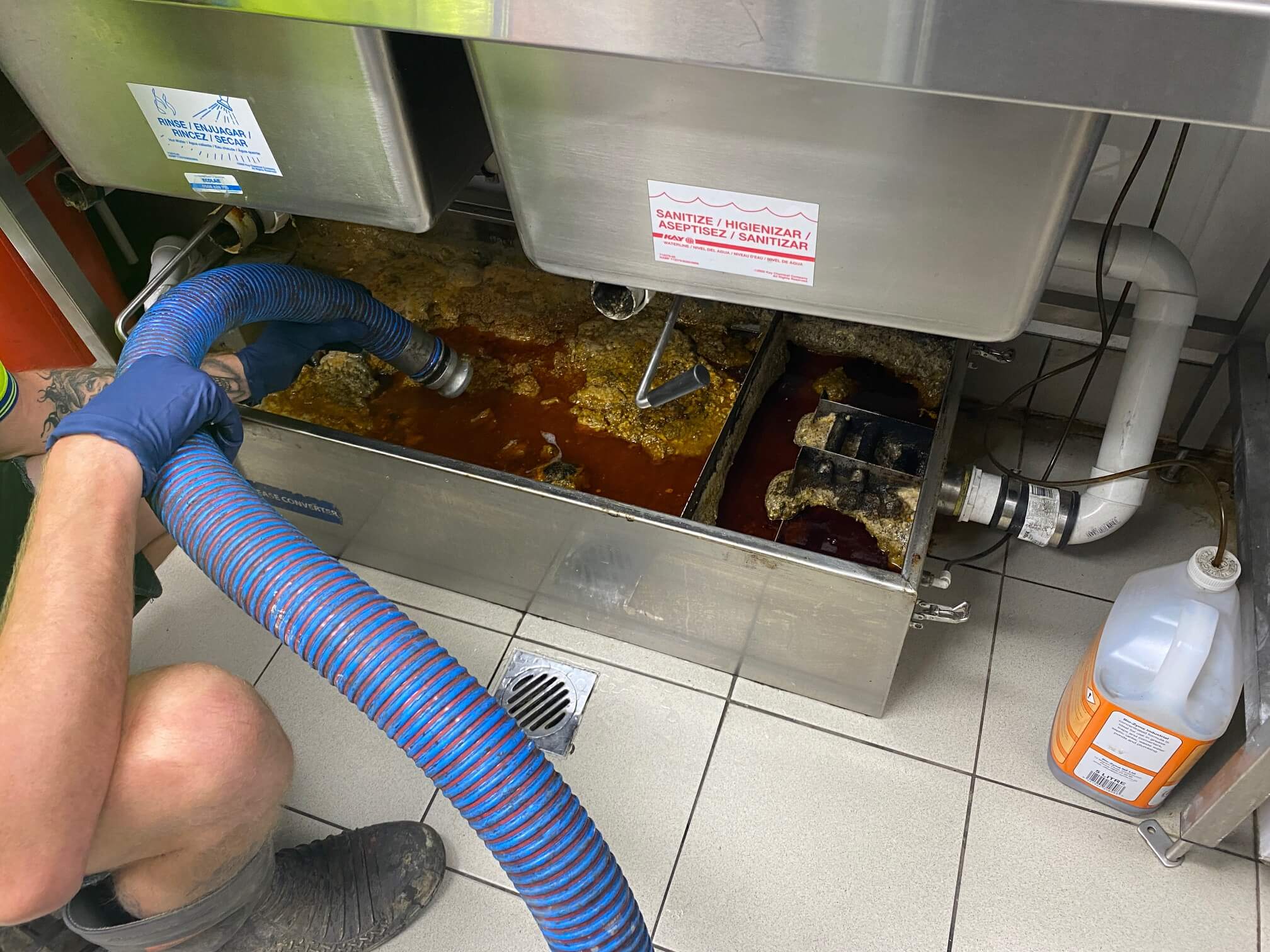 Grease Trap Cleaning in Temple